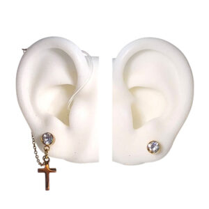 Pendientes CRUZ - Gold