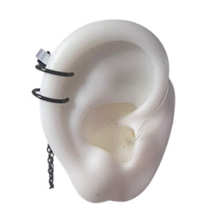 Pearcing Ear cuff BLACK